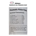 Pneumatic Piston Pump Aluminium PPPALU Pompa Drum Pneumatik - 25 mm 2