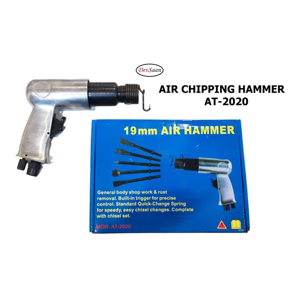 Air Chipping Hammer AT-2020 - 19 mm - IMPA 59 03 61 - Air inlet 3/8"