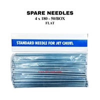 Spare Needles for Jet Chisel - 4 Ø x 180 mm Flat
