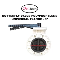 Butterfly Valve Polypropylene 6