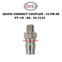 10 PM SS Quick Connect Coupler - PT 1/8
