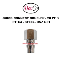 20 PF S Quick Connect Coupler - PT 1/4