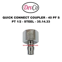 40 PF S Quick Connect Coupler - PT 1/2