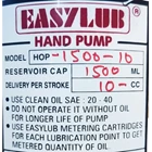 Lubrication Oil Pump HOP-1500-10-DX Pompa Oli Manual - 1500 ml. 10 cc 15 Bar 3