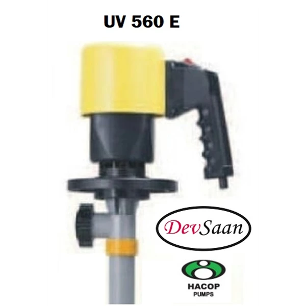 Drum Pump Polypropylene UV 560 E 125 Cm - 3/4"