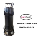 Sewage Cutter Pump 50WQ24-15-0.75 Pompa Celup Air Kotor -  2