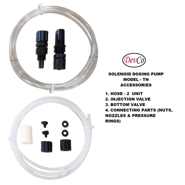 Pompa Dosing Solenoid TN0110-M Diaphragm Metering Pump - 1 LPH 10 Bar