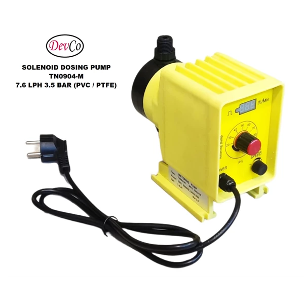 Pompa Dosing Solenoid TN0904-M Diaphragm Metering Pump - 7.6 LPH 3.5 Bar
