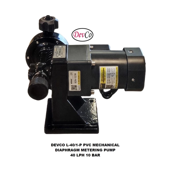 Pompa Dosing L-40-1-P Mechanical Diaphragm Metering Pump - 40 LPH 10 Bar
