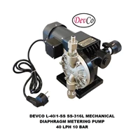 Pompa Dosing L-40-1-SS Mechanical Diaphragm Metering Pump - 40 LPH 10 Bar