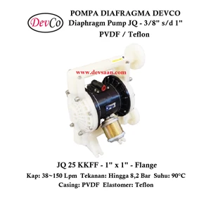 Diaphragm Pump JQ 25 KKFF (Graco OEM) Pompa Diafragma Devco - 1