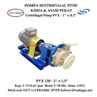 Centrifugal Pump PVDF PVX-130 Pompa Sentrifugal Komplit Set
