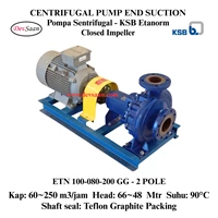 Centrifugal Pump End Suction KSB Etanorm ETN 100-080-200 GG (Complete Set) 2pole