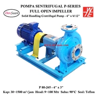 Solid Handling Centrifugal Pump P 80-265 Pompa Sentrifugal Komplit Set 2pole