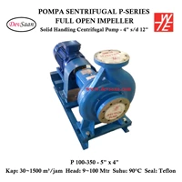 Solid Handling Centrifugal Pump P 100-350 Pompa Sentrifugal Komplit Set 4pole