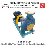 Solid Handling Centrifugal Pump P 125-400 Pompa Sentrifugal Komplit Set 4pole