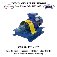 Gear Pump Helikal CG 050 Pompa Roda Gigi (Complete Set) 