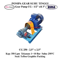 Gear Pump Helikal CG 250 Pompa Roda Gigi (Complete Set) 