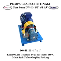 Gear Pump Helikal DW-II 100 Pompa Tekanan Tinggi (Complete Set) 