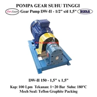 Gear Pump Helikal DW-II 150 Pompa Tekanan Tinggi (Complete Set) 