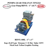 Gear Pump Rotari RDNX 100L Tekanan Tinggi (Complete Set)