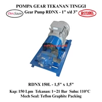 Gear Pump Rotari RDNX 150L Tekanan Tinggi (Complete Set) 