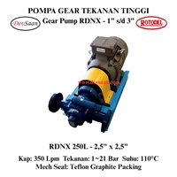 Gear Pump Rotari RDNX 250L Tekanan Tinggi (Complete Set) 