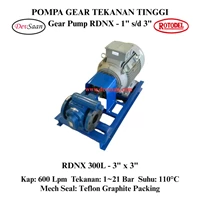 Gear Pump Rotari RDNX 300L Tekanan Tinggi (Complete Set) 
