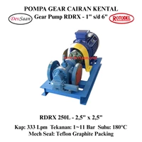 Gear Pump Rotari RDRX 250L Pompa Roda Gigi Komplit Set
