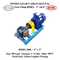 Gear Pump Rotari RDRX 300L Pompa Roda Gigi Komplit Set