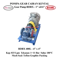 Gear Pump Rotari RDRX 400L Pompa Roda Gigi Komplit Set