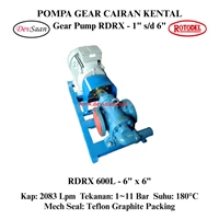 Gear Pump Rotari RDRX 600L Pompa Roda Gigi Komplit Set