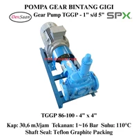 Gear Pump Internal TGGP 86-100 Pompa Gigi Bintang (Complete Set) 