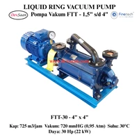 Pompa Vakum FTT-30 Two Stage Liquid Ring Vacuum Pump Komplit Set