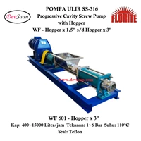 Pompa Ulir WF 601 Screw Pump Komplit Set
