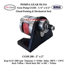 Gear Pump SS316 CGSS-200 (GP) - 2" GP 1