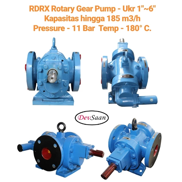 Gear Pump Rotari RDRX 500L - 5" GP