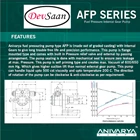 Internal Gear Pump AFP-050-600 Pompa Fuel Injection - 1/2" x 1/2" MS 9