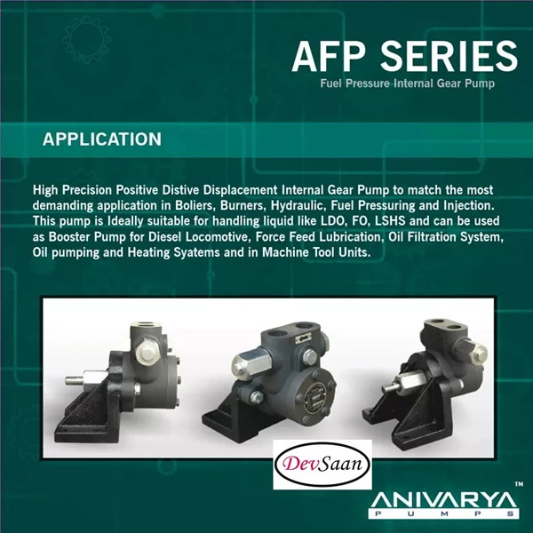 Internal Gear Pump AFP-050-600 - 1/2" x 1/2" MS
