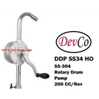 SS-304 Rotary Hand Operated Drum Pump DDP SS34 HO - 1&quot 2