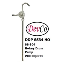 SS-304 Rotary Hand Operated Drum Pump DDP SS34 HO - 1