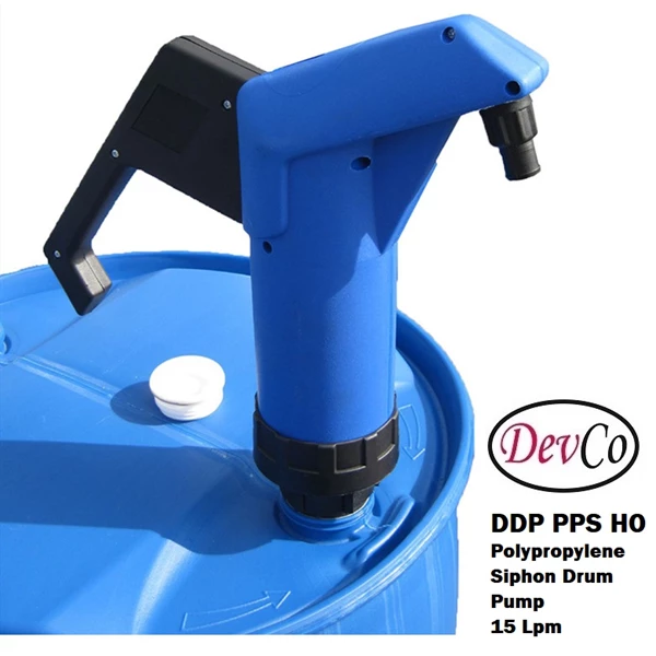 Polypropylene Siphon Drum Pump DDP PPS HO - 3/4"