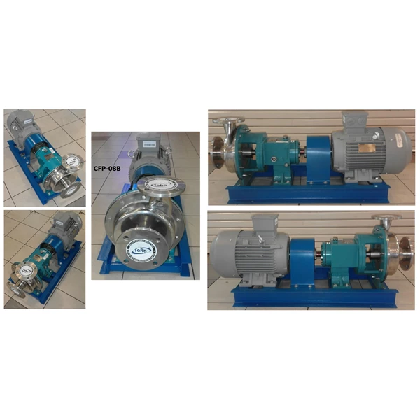 Centrifugal Pump SS-316 CFP-8B - 2.5" x 2" - 785 Lpm 40 Mtr