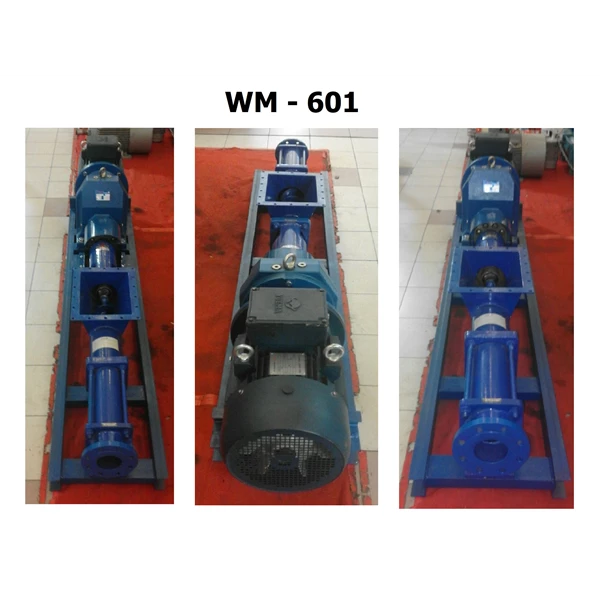 Pompa Ulir WM 601 Screw Pump - Hopper x 3" - 15000 LPH 6 Bar