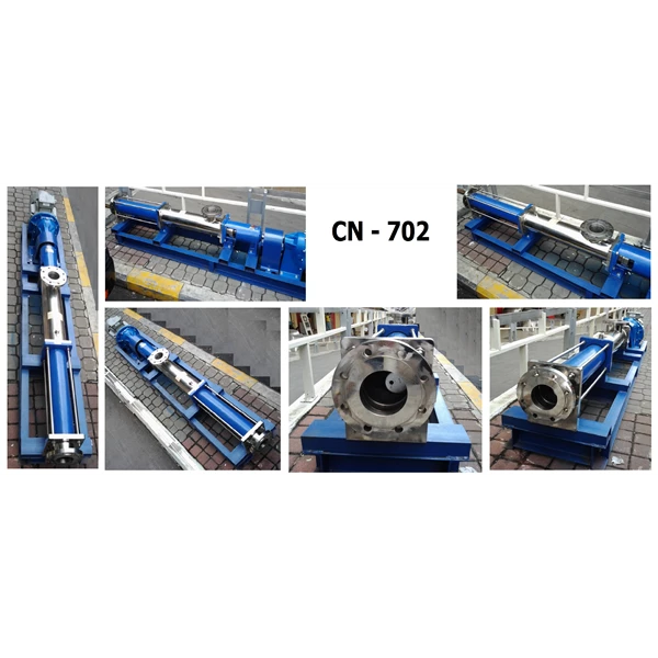 Pompa Ulir CN 702 Double Stage Screw Pump - 4" x 4" - 18000 LPH 12 Bar