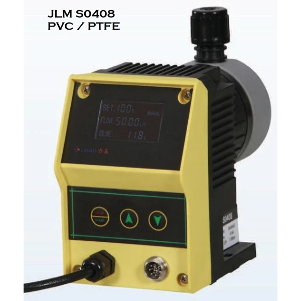 Solenoid JLM S0408 PVC Digital Diaphragm Metering & Dosing Pump - 3.8 LPH 7.6 Bar