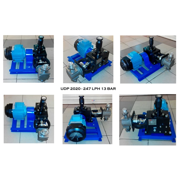 Pompa Dosing UDP 2020 SS-316 Plunger Metering Pump 247 LPH 13 Bar - 1" x 1"