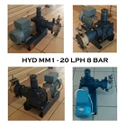 Pompa Dosing HYD MM-1 Hydraulic Diaphragm Pump 20 LPH 8 Bar - 1/2" x 1/2" 3