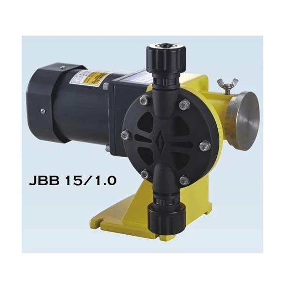 Pompa Dosing JBB Mechanical Diaphragm Metering Pump 14 LPH 10 Bar - PVC - 6.5x10mm