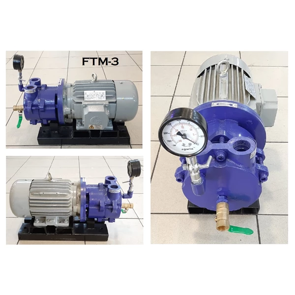 Monoblok FTM-3 Liquid Ring Vacuum Pump - 3 Hp 3 Phase